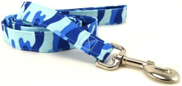 Blue Camo Dog Leash (size: X-Small)