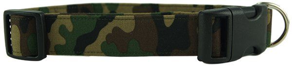 Camouflage Dog Collar (size: X-Small)
