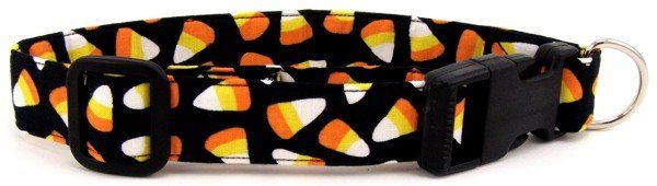 Candy Corn Dog Collar (size: X-Small)