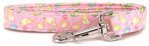 Tossed Chicks & Eggs Dog Leash (size: X-Small)