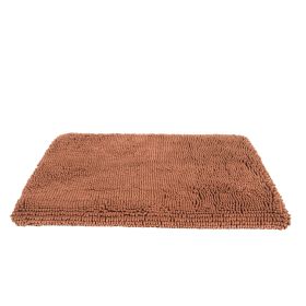 DGS Pet Products Dirty Dog Cushion Pad Small Brown 19" x 24" x 2.5" (Color: Brown, size: medium)