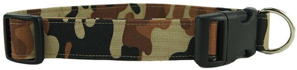 Desert Camo Dog Collar (size: X-Small)
