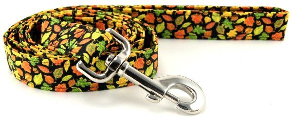 Fall Leaves Dog Leash (size: X-Small)