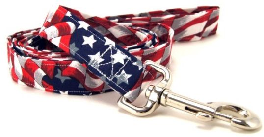 Flag (Stars & Stripes) Dog Leash (size: X-Small)