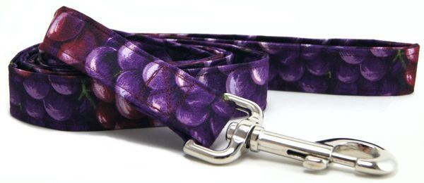 Purple Grapes Dog Leash (size: X-Small)