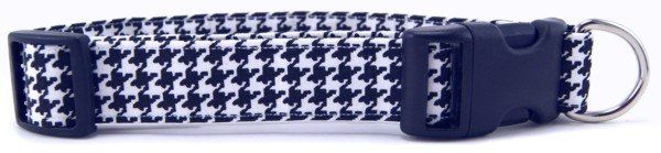 Houndstooth Dog Collar (size: X-Small)