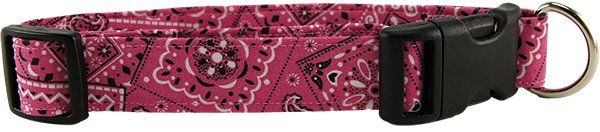 Pink Bandana Dog Collar (size: X-Small)