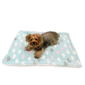 Ultra Plush Fluffy Clouds Blanket (size: small)