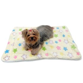 Ultra Plush Colorful Stars Blanket (size: small)