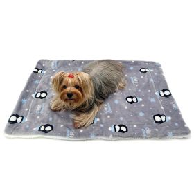Ultra Thick Plush Penguins Blanket (size: small)