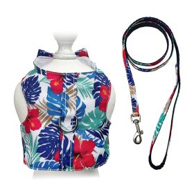 Hawaiian Harness Vest with Matching Leash (size: medium)
