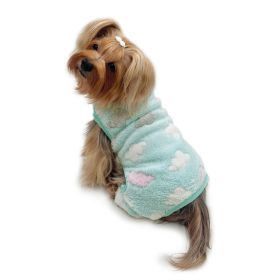 Ultra Plush Fluffy Clouds Front Sleeveless Pajamas (size: medium)