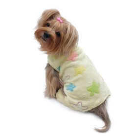 Ultra Plush Colorful Stars Front Sleeveless Pajamas (size: medium)