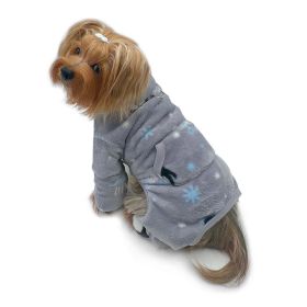 Ultra Thick Plush Penguins Turtleneck Pajamas (size: medium)