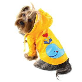 Splashing Whale Raincoat with Cotton Lining (size: medium)