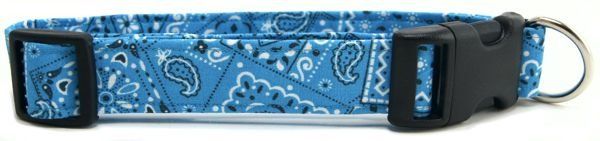 Turquoise Bandana Dog Collar (size: X-Small)