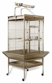 Medium Wrought Iron Select Bird Cage (Option: Sage Green)